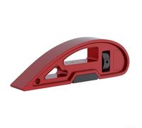 Soporte de papel de lija portátil ajustable herramienta de aleación de aluminio para acabado suave en esquinas cóncavas y superficies planas con rueda roja juego de 2 piezas (herramient 1 unidad)