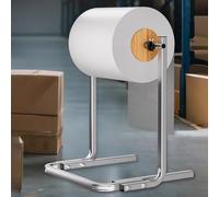 Soporte de papel de regalo ajustable, máquina de embalaje desmontable para un envío y movimiento eficientes, dispensador de papel de burbujas