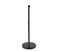 Soporte de Papel de Rollo de Baño Integrado de Acero Inoxidable Estable y sin Rasguño (Black)