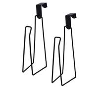 Soporte de Papel higiénico Colgante, 2 Piezas sobre el Soporte de Papel higiénico del Tanque, Metal Colgando Resistente Rejilla de Rollo de Tejido Funcional para Almacenamiento y organización de baño