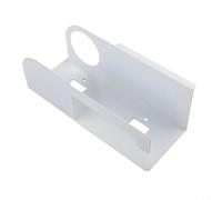 Soporte de papel higiénico con estante de metal fijable a la pared para colocar toallas de baño y difusor de varillas (negro)