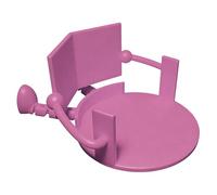 Soporte de papel higiénico con figura de lectura impresa en 3D, divertido soporte de baño, bonito estante de almacenamiento de servilletas para casa de invitados, organizador de papel especial para