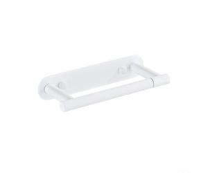 Soporte de papel higiénico de acero inoxidable Montado en la pared Brazo giratorio Negro mate Múltiples colores Diseño de ahorro de espacio Auto Masilla u Montaje de tornillo oculto Baño Cocina