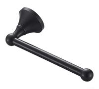 Soporte de papel higiénico de cobre con dispensador de rollo de toallas para baño, combina diseño antiguo y almacenamiento funcional de papel (negro Gu)