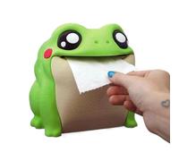 Soporte De Papel Higiénico De La Rana: Dispensador De Dibujos Animados Reversibles Para Tocador Y Dormitorio, Estante Impreso En 3D Con Diseño Caprichoso, Organizador De Baño Soporte Para El Hogar, Co