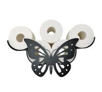 Soporte de Papel higiénico de Pared de Mariposa - dispensador de Rollo Extra, Estante de decoración de Pared | Escultura de Estante de Papel única, Arte de Cuidador de Tejido Vertical