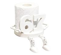 Soporte de papel higiénico, dispensador de pañuelos giratorio número 67, soporte de pie para el hogar, oficina, baño, sala de estar, mesa, escritorio, esquina de inodoro