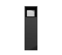 Soporte de papel higiénico integrado con estante, dispensador de pañuelos montado en la pared para baño/cocina, soporte de papel higiénico oculto (gris) - Ahorro de espacio