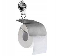 Soporte de papel higiénico KADAX de acero inoxidable, con tapa