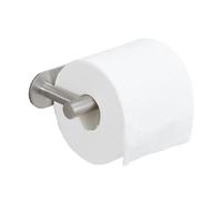 Soporte de Papel Higiénico, Sin Taladrar Porta Papel Higiénico, Portarrollos de Papel Higiénico Autoadhesivo,Adecuado para Soportes de Pañuelos en Dormitorios, Aseos y Baños (Plateado)