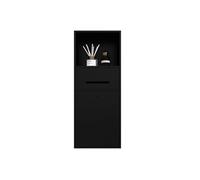 Soporte de papel higiénico y cubo de basura de acero inoxidable, estante de almacenamiento impermeable para sala de estar, baño, cocina y dormitorio, paredes y alcobas empotradas