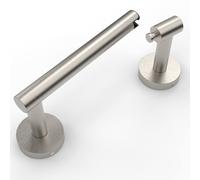 Soporte de papel higinico ruacq gris cepillado doble poste pivote soportes de pauelo redondo portavasos portavasos soportes de papel higinico SUS