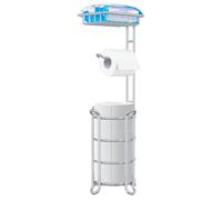 Soporte de papel higinico soporte para el bao de baos soportes de dispensadores de repuesto sin soporte con estantes extra rollos/telfono/toallit