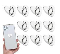 Soporte De Para Teléfono Celular - Soporte Duradero En Forma De Corazón De 10 Piezas | Lindos Anillos De Agarre Para Los Dedos Para La Parte Posterior Del Teléfono, Sujeción Segura, Función De