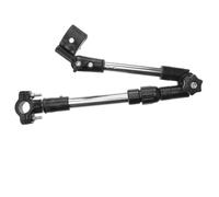 Soporte de Paraguas Extensible Abrazadera para Bicicleta y Cochecito | Abs y Acero Inoxidable, Instalación y Desmontaje Sencillos, Uso Exterior en Verano, Color Negro