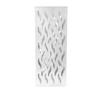 Soporte de Paraguas Metal Metal Square Organizador Square Shape Stand Hollow, Soporte de Almacenamiento de de Canasta para Paraguas para la Oficina en el Hogar, (WHITE)