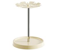 Soporte de paraguas metálico: 4 ranuras de paraguas en la ubicación con base estable | Puerta interior independiente para bastones, bastones y paraguas, almacenamiento funcional p