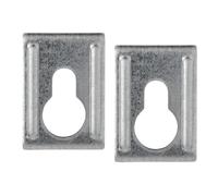Soporte de pared 103693 apto como pieza de repuesto para placa de montaje IKEA PAX KALLAX METOD (2 unidades)