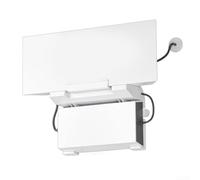 Soporte de pared 2 en 1 para Starlink Gen 3, kit de montaje de soporte de fuente de alimentación a prueba de arañazos para enrutador de malla Starlink Gen 3 y alimentación, montaje alimentación kit