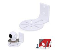 Soporte de pared adhesivo para monitor de bebé y cámara de seguridad para Nanit Infant Optics, Vtech, Blink, TP Link, Kasa, Ring y más, soporte fácil de instalar, reduce los puntos ciegos y el