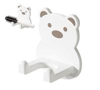 Soporte de Pared Adhesivo para Secador Rizador de Pelo Multifuncional
