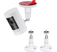 Soporte de pared adhesivo universal VHB para Arlo, eufy, Google Nest Cam, Stick Up Cam/Pro (Battery), Rin G Indoor Cam, apto para todas las cámaras de vigilancia con agujeros de rosca de 1/4 (2)