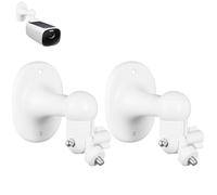 Soporte de pared ajustable 360° para EufyCam 2C/2C Pro, 2/2 Pro, 3C/S300, 3/S330, SoloCam S220/C210, interior/exterior, blanco (cámara no incluida)