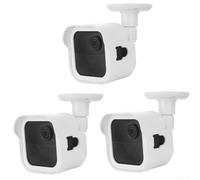 Soporte de pared ajustable de 360 grados compatible con Blink Outdoor 4 para modelos de cuarta y tercera generación, construcción de abdominales, negro y blanco, paquete de 3 (blanco)