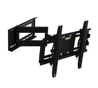 Soporte de pared ajustable inclinable y giratorio para TV para pantallas LED de 32 a 60 pulgadas, carga máxima de 45 kg, perfecto para cine en casa, fácil instalación, diseño que ahorra espacio