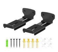 Soporte de pared ajustable para barras de sonido Samsung, Bose, Vizio y LG con una profundidad de 8,9 - 16 cm, soporta hasta 17 kg, incluye material de fijación, fácil montaje