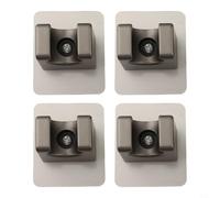 Soporte de pared ajustable para cabezal de ducha sin taladro, 4 piezas, para cabezales de ducha estándar y equipo de ducha de mano