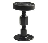 Soporte de pared ajustable para muebles, 28-110 mm | Plástico resistente, acolchado EVA amortigua los golpes, color negro, se adapta a cualquier estructura de cama y sofá (44-64