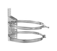 Soporte de Pared Ajustable para Tanque de Dilatación de Agua Caliente | Acero Inoxidable, Altura y Ángulo Regulables, Fijación Rápida, Uso en Apartamentos y Renovaciones