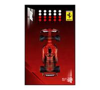 Soporte de pared aplicable para Le-Go Technic 42207/42206/42171/42141 modelo de bloques de construcción de carreras, para amantes de los coches, marco de fotos, 60 x 100 cm, solo tablero de pared