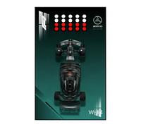 Soporte de pared aplicable para Le-Go Technic 42207/42206/42171/42141 modelo de bloques de construcción de carreras, para amantes de los coches, marco de fotos, 60 x 100 cm, solo tablero de pared