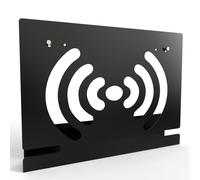 Soporte de pared compatible con AVM FritzBox Router, JLNJLE soporte de acero inoxidable con gestión de cables para 7590/7590 AX/ 7510 7530 5530 8850 6850 6660 6890 7490, disipa el calor y ahorra