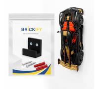 Soporte de pared compatible con LEGO Technic Koenigsegg Sadair Spear 42232 - Fabricado en Reino Unido - Coche no incluido - Herramientas incluidas