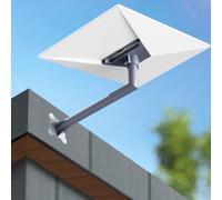 Soporte de Pared Compatible con Starlink Gen 3, Soporte V3 con Adaptador de Montaje en Poste, Kit de Montaje en Poste Compatible con Standard V3, Soporte en Poste V3 (Largo)