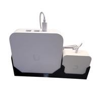 Soporte de pared compatible con UniFi Express 7 Gateway UX7 Ubiquiti (negro)