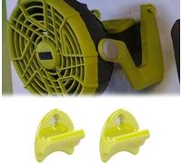 Soporte de pared compatible con ventilador Ryobi, instalación segura/fácil, soporte duradero y estable