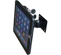 Soporte de pared con cerradura para iPad Air 1-2 iPad Pro 9,7 pulgadas en negro
