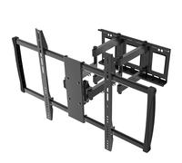Soporte de pared con doble brazo para TV y monitor ajustable 60 a 100 pulgadas