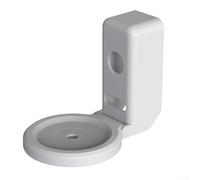 Soporte de pared de ABS para Echo Dot 5 y 4, ordena tu espacio vital con almacenamiento de cables inteligente (blanco)
