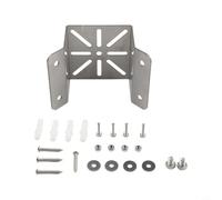 Soporte de pared de esquina para cámaras de seguridad con marco de acero inoxidable compatible con múltiples tipos de cámara domo e IP (plata)