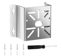Soporte de pared de esquina para exteriores de acero inoxidable diseñado para un montaje seguro de cámaras de vigilancia y dispositivos LED