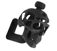 Soporte de pared de gancho de casco industrial, organizador de cabeza de muerte 3D muerto | Perchas de metal para cascos protectores, guantes, llaves, bolsas, elegantes accesorios de herramientas, est