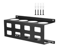 Soporte de pared de la barra de soldadura, rejilla de electrodos montada en la pared, organizador de almacenamiento de metal, construcción sólida, gestión de herramientas, 29.5x10.2x13.9 cm, para