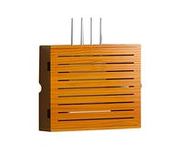 Soporte de Pared de Madera para enrutadores inalámbricos, Adecuado para decodificadores, Cubiertas Decorativas Multimedia WiFi, Tomas de Cables Ocultas de Alta Capacidad, Cajas de protección