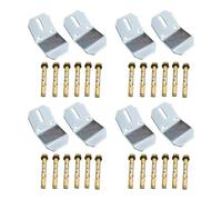 Soporte de pared de metal para urinarios de fregadero, accesorios de montaje para fregaderos, pernos de fijación de ganchos de metal