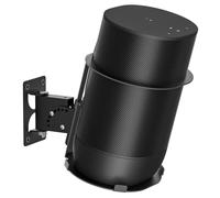 Soporte de pared de metal protector para altavoces Sonos Move y Sonos Move 2. Soporte de pared con función de inclinación y giro, adecuado para uso en interiores y exteriores (negro)